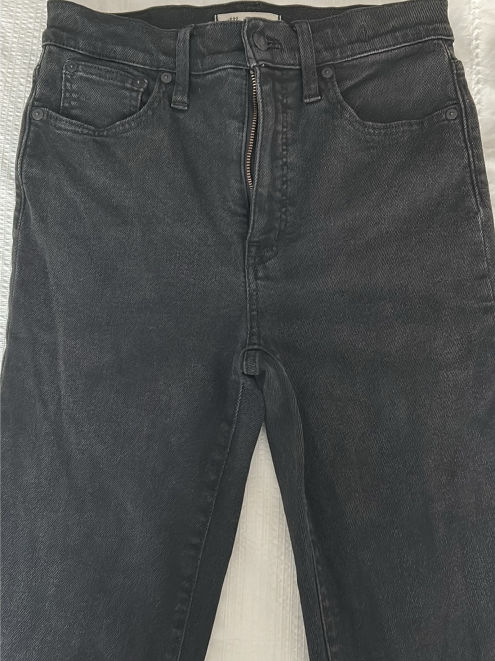 Madewell Cali Demi-Boot Black Jeans - size 28